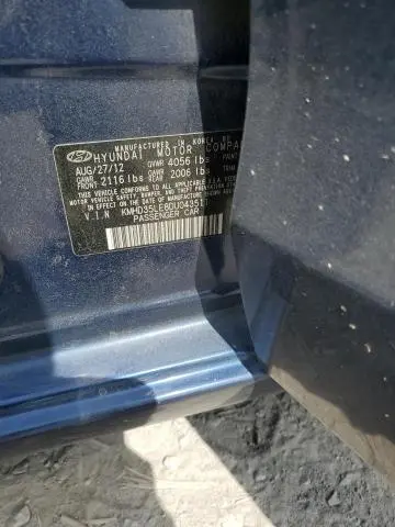 2013 HYUNDAI ELANTRA GT   