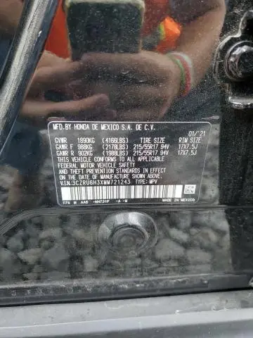 2021 HONDA HR-V LX  
