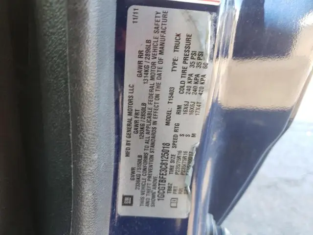 2012 CHEVROLET COLORADO   