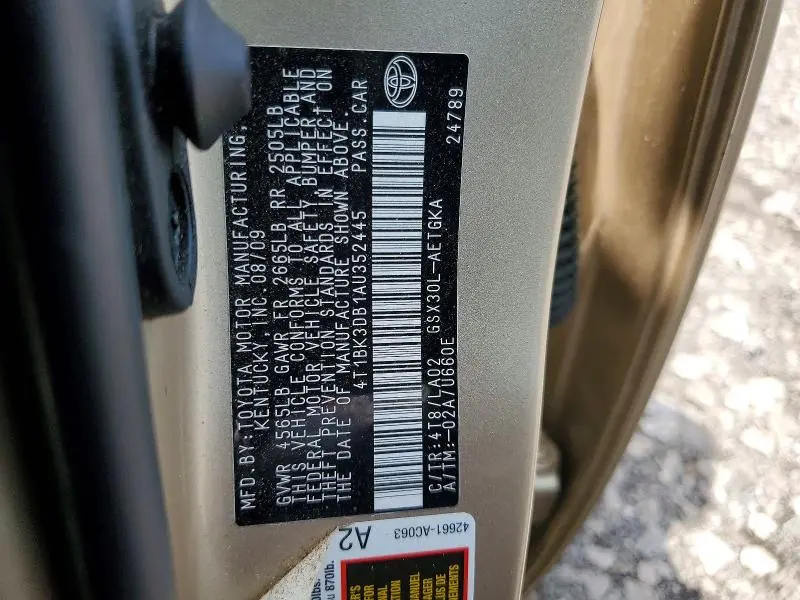 2010 TOYOTA AVALON XLS  