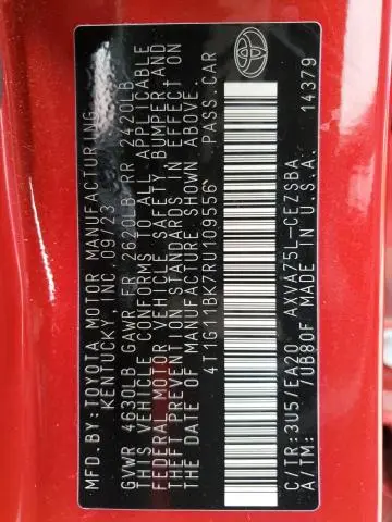 2024 TOYOTA CAMRY SE NIGHT SHADE  