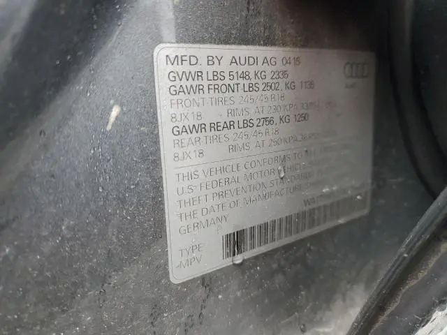 2015 AUDI A4 ALLROAD PREMIUM