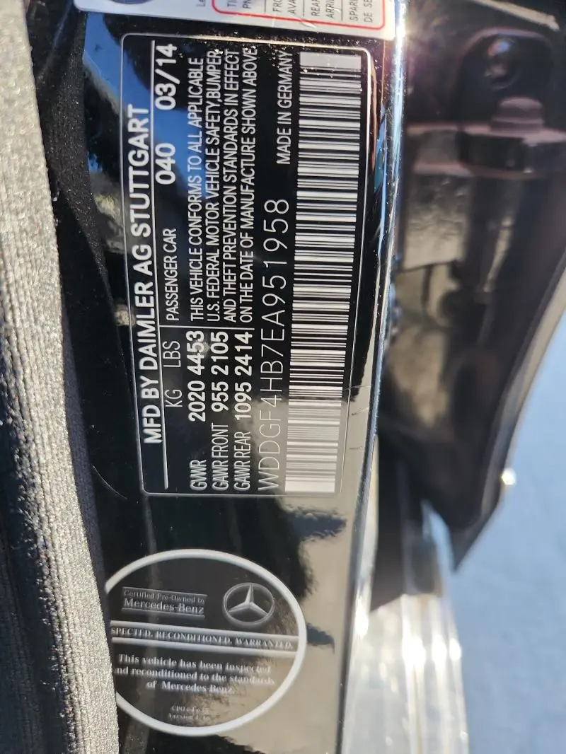 2014 MERCEDES-BENZ C 250