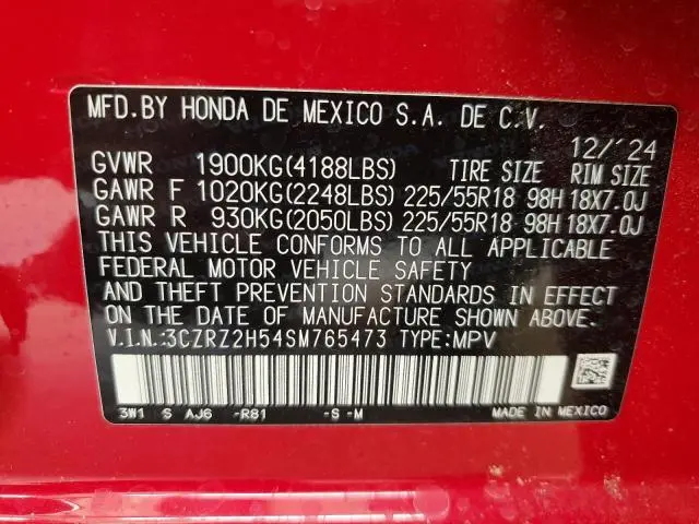 2025 HONDA HR-V SPORT  
