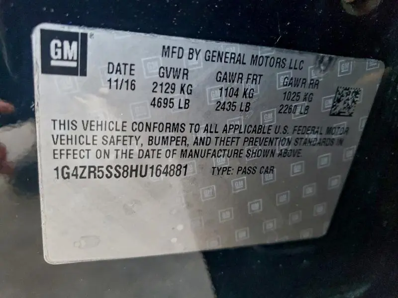 2017 BUICK LACROSSE PREMIUM  