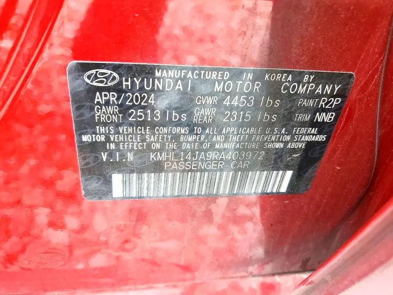 2024 HYUNDAI SONATA SEL  