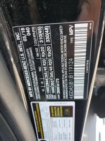 2018 MERCEDES-BENZ GLE 350  