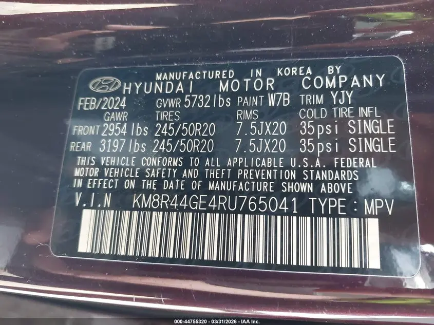 2024 HYUNDAI PALISADE SEL