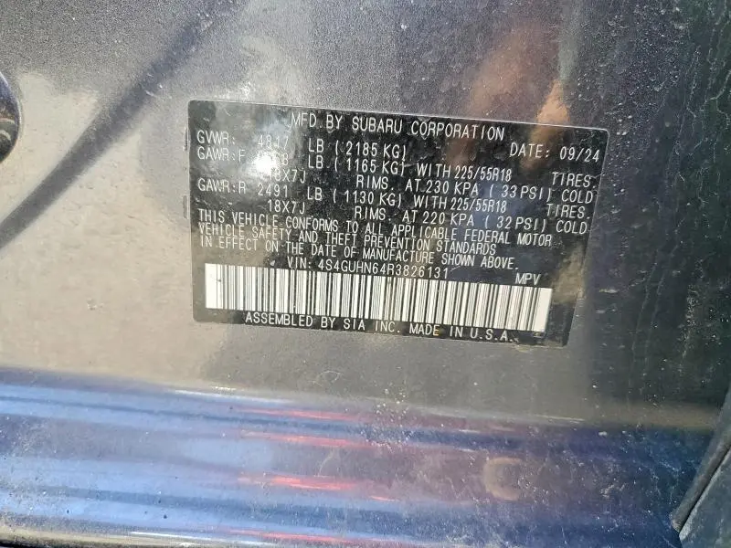 2024 SUBARU CROSSTREK LIMITED  