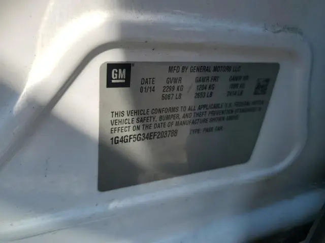 2014 BUICK LACROSSE TOURING  