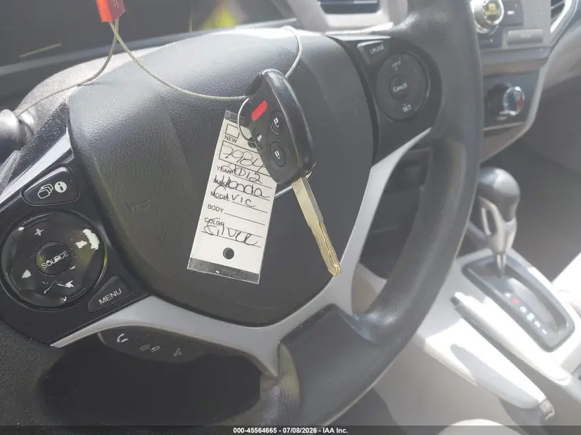 2012 HONDA CIVIC EX