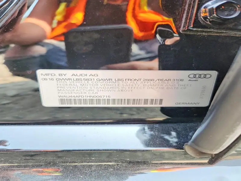 2017 AUDI A8 L QUATTRO  
