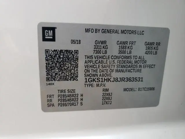 2018 GMC YUKON XL DENALI  