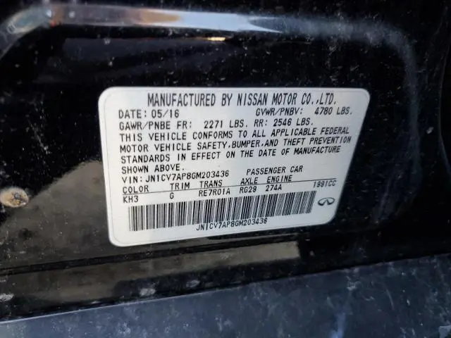 2016 INFINITI Q50 BASE  