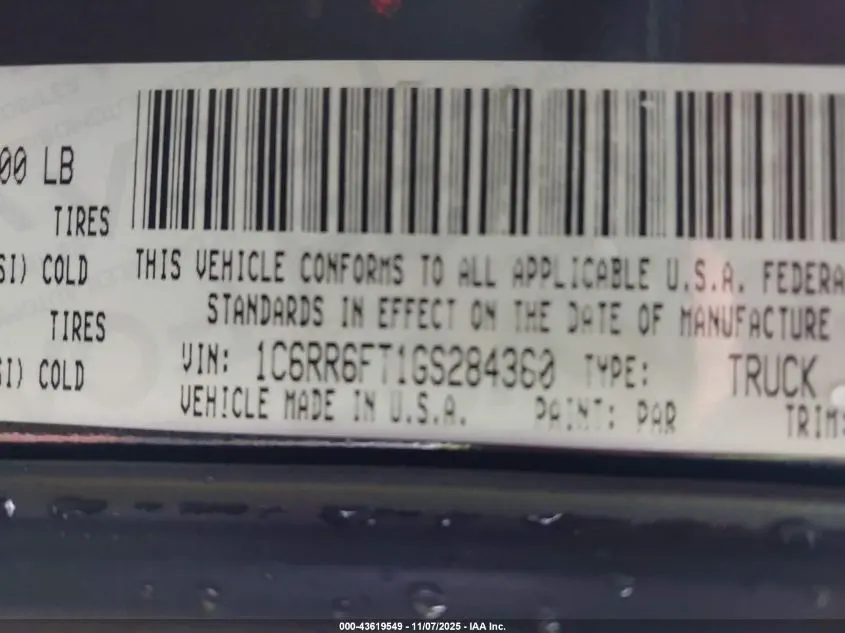 2016 RAM 1500 EXPRESS