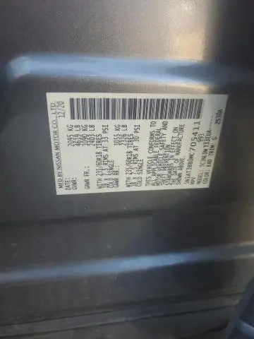 2021 NISSAN ROGUE SV  