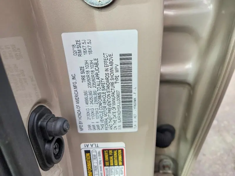 2018 HONDA CR-V EX  