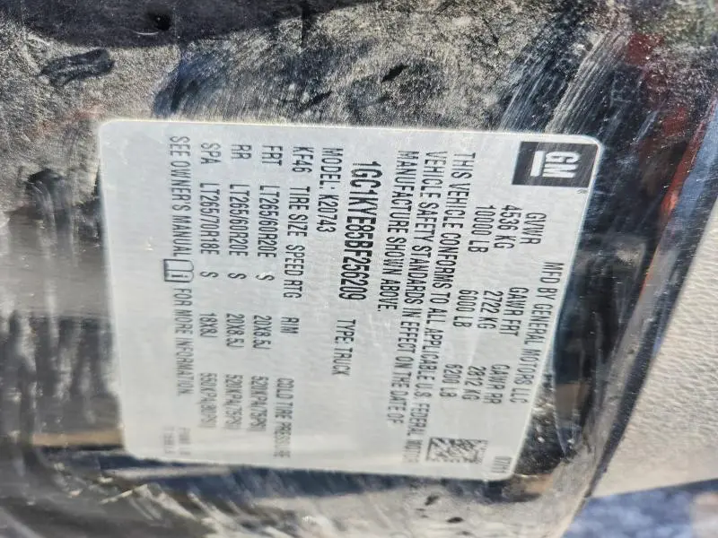 2011 CHEVROLET SILVERADO K2500 HEAVY DUTY LTZ  