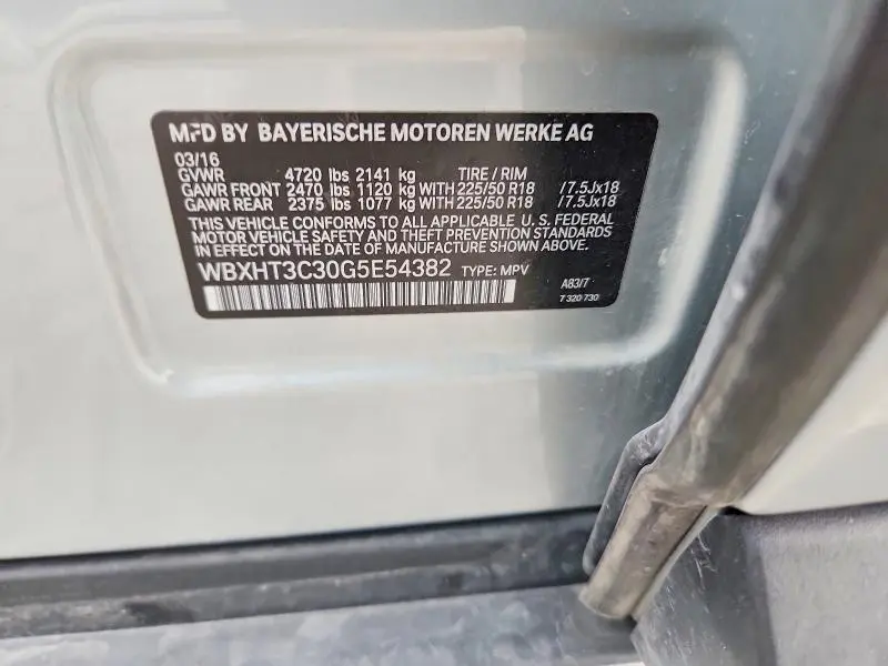 2016 BMW X1 XDRIVE28I  