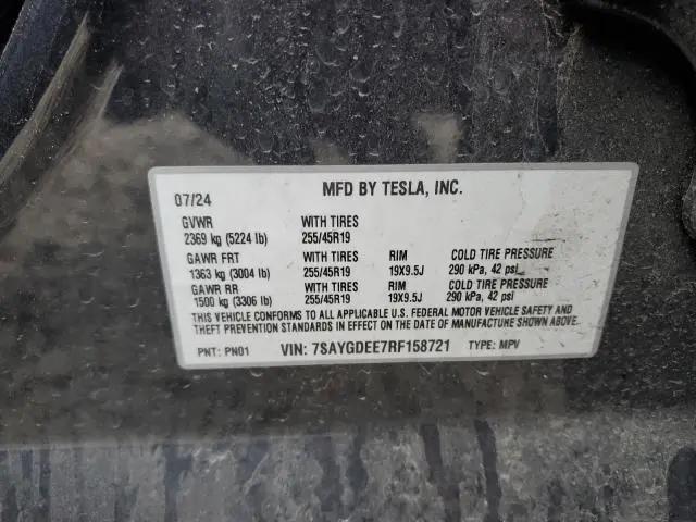 2024 TESLA MODEL Y 