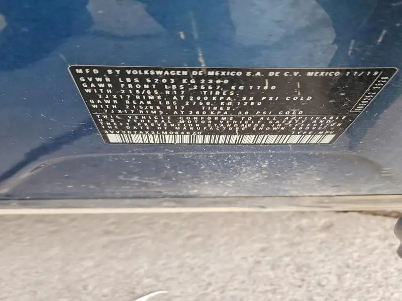 2020 VOLKSWAGEN TIGUAN SE  