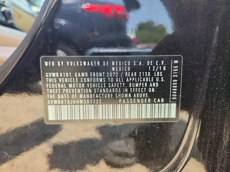 2017 VOLKSWAGEN JETTA SE  