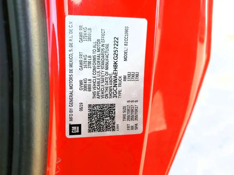 2019 CHEVROLET SILVERADO C1500  