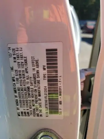 2015 ACURA RDX TECHNOLOGY  