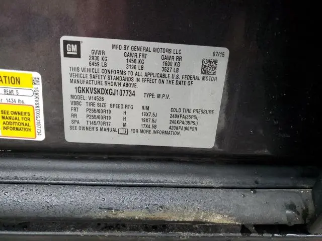 2016 GMC ACADIA SLT-2  