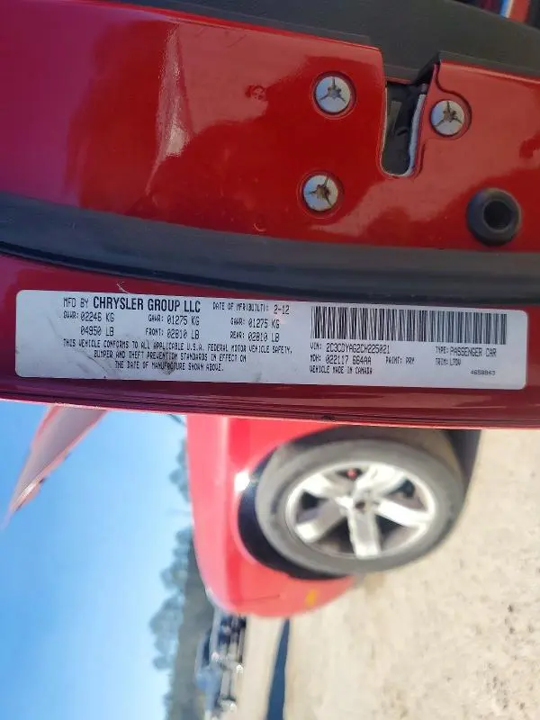 2012 DODGE CHALLENGER SXT  