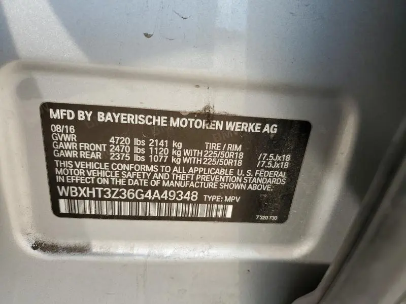 2016 BMW X1 XDRIVE28I  