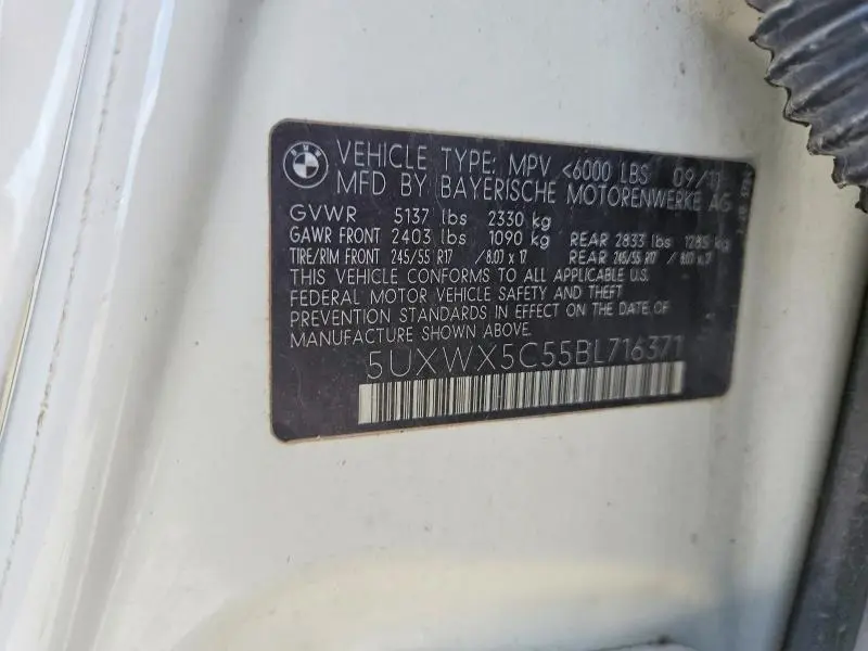 2011 BMW X3 XDRIVE28I  