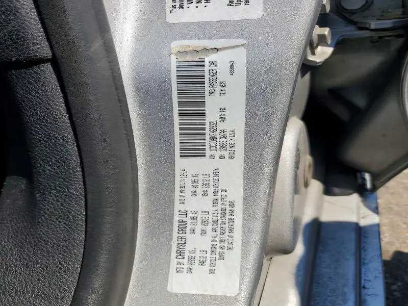 2015 CHRYSLER 200 LIMITED  