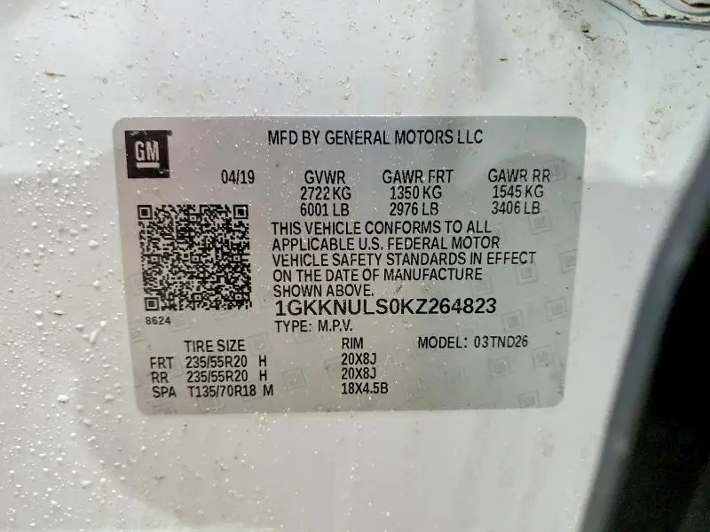 2019 GMC ACADIA SLT-1  