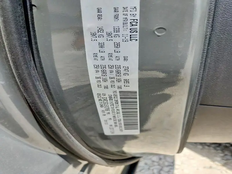 2020 CHRYSLER PACIFICA TOURING L PLUS  