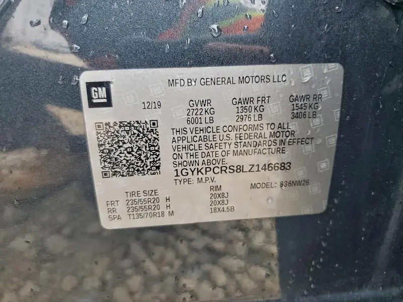 2020 CADILLAC XT6 PREMIUM LUXURY  