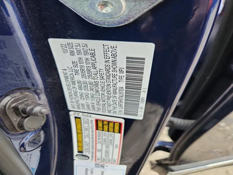 2022 HONDA CR-V TOURING  