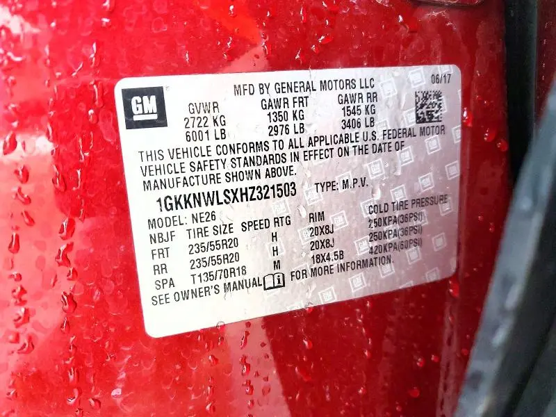 2017 GMC ACADIA SLT-2  