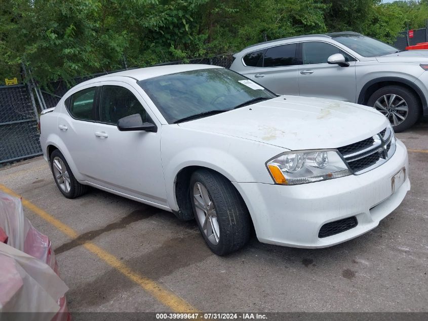 2013 DODGE AVENGER SE V6