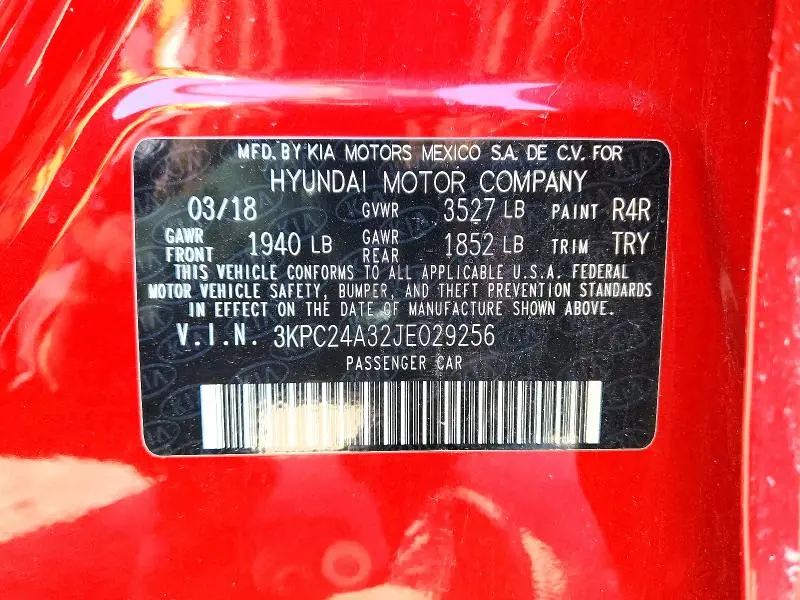2018 HYUNDAI ACCENT SE  