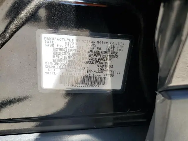 2020 NISSAN KICKS SV  