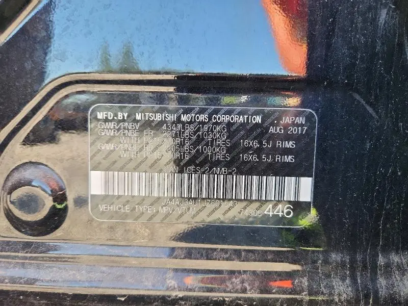 2018 MITSUBISHI RVR SE  