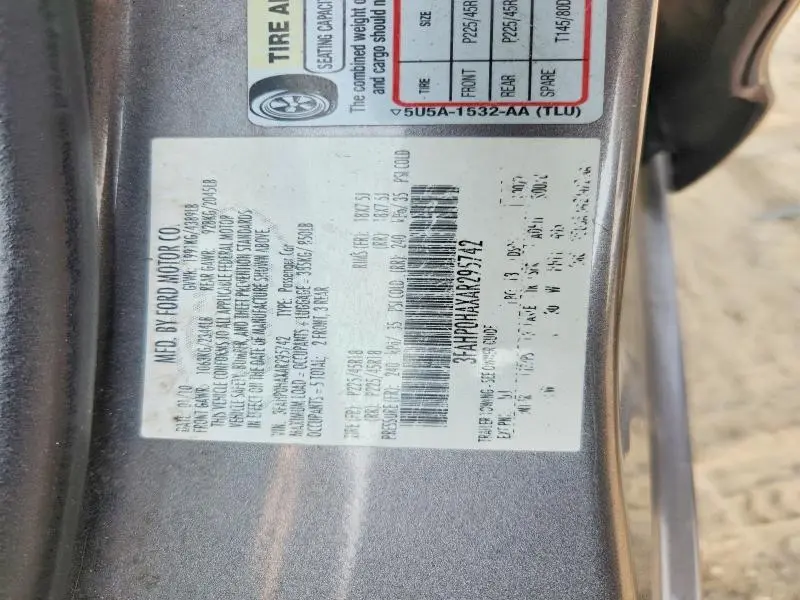 2010 FORD FUSION SE  