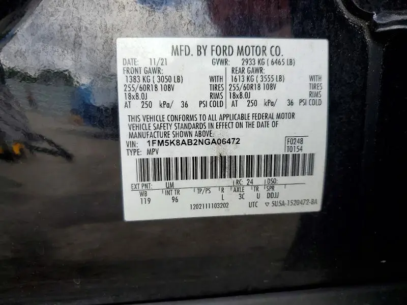 2022 FORD EXPLORER   