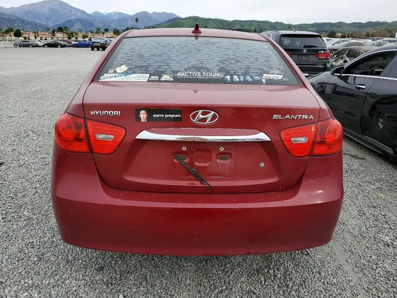 2010 HYUNDAI ELANTRA BLUE  