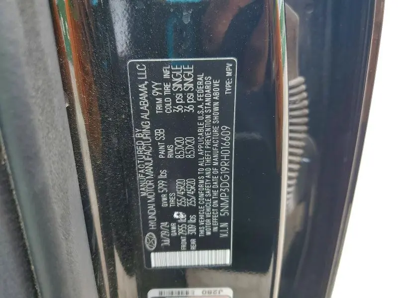 2024 HYUNDAI SANTA FE LIMITED  