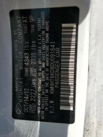 2013 HYUNDAI GENESIS COUPE 2.0T  