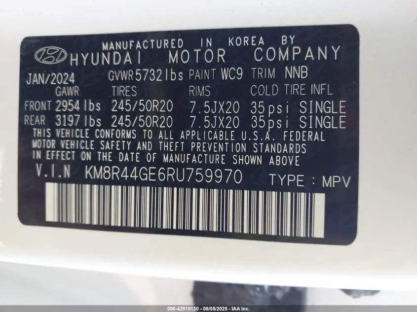 2024 HYUNDAI PALISADE SEL