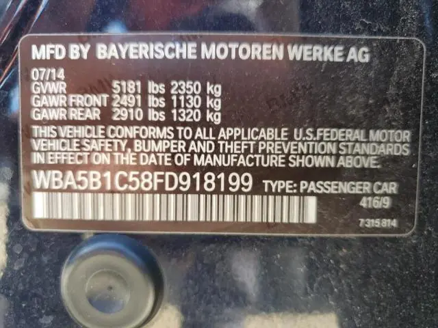 2015 BMW 535 I  