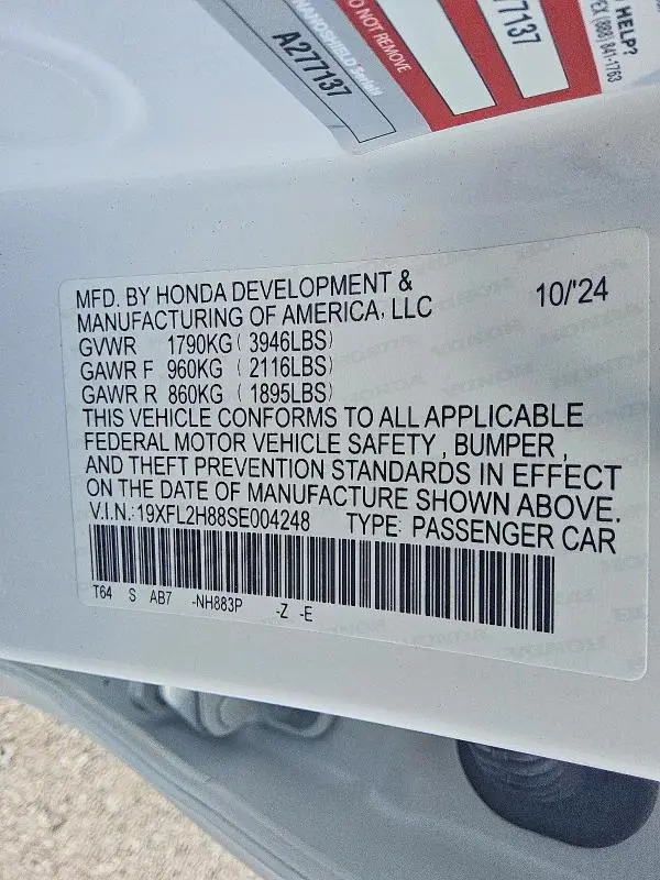 2025 HONDA CIVIC SPORT  
